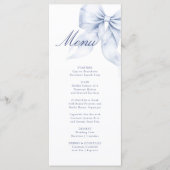 ブルーボウブライダルシャワー メニュー (正面)