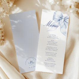 ブルーボウブライダルシャワー メニュー