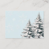 ブルーボウベビーそれが冷たい外ベビーおむつラッフル エンクロージャーカード (裏面)