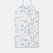 ブルーボウベビーシャワーボーイギフトラベル ギフトタグ (裏面)