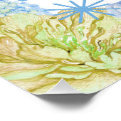 ブルーボウベビーシャワーボーイフラワーバー ポスター (コーナー)