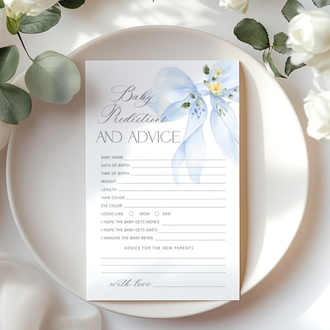 ブルーボウベビー予測とアドバイスカード (クリエイターアップロード済み)