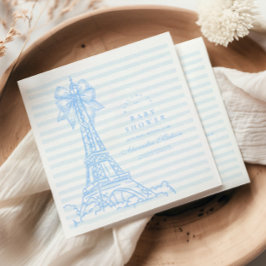 ブルーボウボンジュールビーベビーブシャワー スタンダードカクテルナプキン