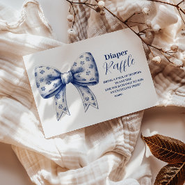 ブルーボウボーイラッフルおむつ エンクロージャーカード