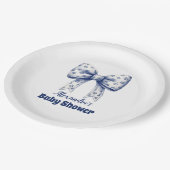 ブルーボウボーイ ペーパープレート (アングル)