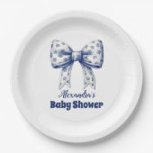 ブルーボウボーイ ペーパープレート (正面)