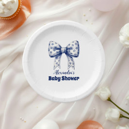 ブルーボウボーイ ペーパープレート