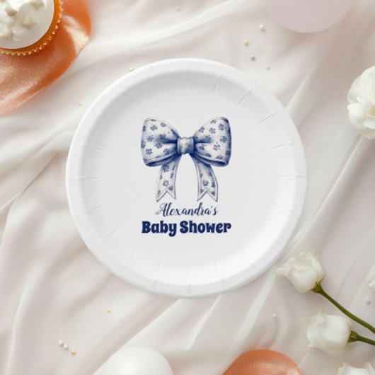 ブルーボウボーイ ペーパープレート