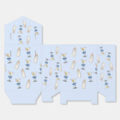 ブルーボウマルチニスベビーボトルベビーシャワー フェイバーボックス (見開き)