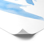 ブルーボウモダンコケット卒業パーティーへようこそ ポスター (角)