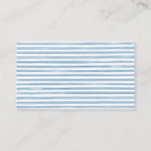 ブルーボウリトルカボチャ赤ちゃんシャワー本ベビー エンクロージャーカード (裏面)