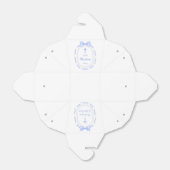 ブルーボウリボンフレームバプテスマ取り出し フェイバーボックス (折り畳みなし)