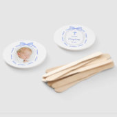 ブルーボウリボンフレームバプテスマ ハンドファン (組立なし)