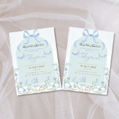 ブルーボウリボン ブルーベル アキーカのご案内 招待状