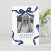 ブルーボウ写真卒業パーティー 招待状 (スタンド正面)