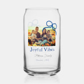 ブルーボウ喜ぶバイブ家族の名前を追加フォトキリスト ガラス缶 (裏面)