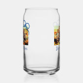 ブルーボウ喜ぶバイブ家族の名前を追加フォトキリスト ガラス缶 (右)