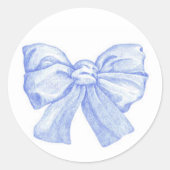 ブルーボウ封筒用シール ラウンドシール (正面)