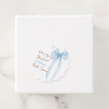 ブルーボウ彼女は結び目のブライダルシャワー