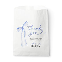 ブルーボウ彼女は結び目のブライダルシャワー