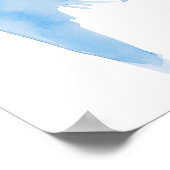 ブルーボウ彼女は結び目のブライダルシャワー ポスター (角)