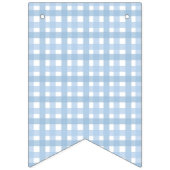 ブルーボウ歓迎ベイビーシャワーのバンティングバナー バンティングフラッグ (第1の旗)