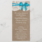 ブルーボウ素朴コレクション結婚プログラム プログラム (正面)