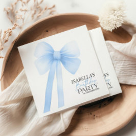 ブルーボウ誕生日 スタンダードカクテルナプキン