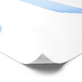 ブルーボウ誕生日 ポスター (角)