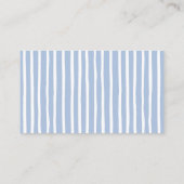 ブルーボウ赤ちゃんシャワーベビー エンクロージャーカード (裏面)