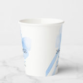 ブルーボウ赤ちゃんシャワー 紙コップ (左)