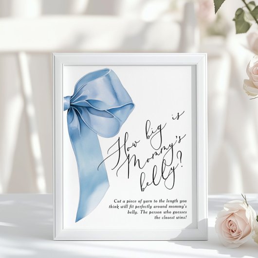 ブルーボウ お母さんの腹はどれくらい大きいの ゲーム ポスター