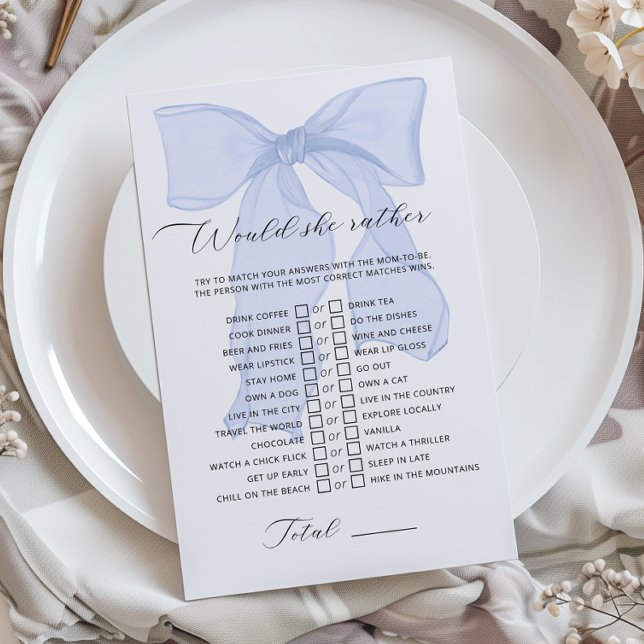 ブルーボウ コケッタベイビーシャワー 彼女はどちらか (クリエイターアップロード済み)