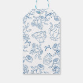 ブルーボウ トワル ティーパーティー ギフトタグ (裏面)