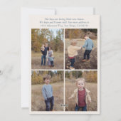 ブルーボウ ボタニカル ハッピー ホリデーズ 5 フォト&テキスト シーズンカード (裏面)