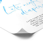 ブルーボウ – 深夜おむつゲーム ポスター (角)