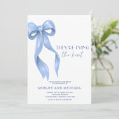ブルーボウ 結婚式前パーティー 招待状 (スタンド正面)