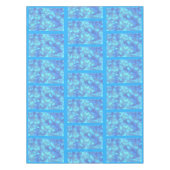 ブルーボケタブレクロースの色合い テーブルクロス (正面)