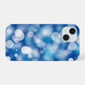 ブルーボケパーティライト iPhone 15ケース (裏面横)