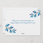 ブルーボタニカルカウント恵み3枚 シーズンカード (裏面)