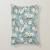 ブルーボタニカル春ドッグウッド アクセントクッション (正面(垂直))