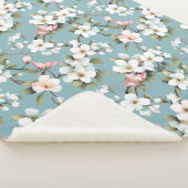 ブルーボタニカル春ドッグウッド シェルパブランケット (3/4)