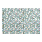 ブルーボタニカル春ドッグウッド 枕カバー (裏面)