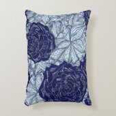 ブルーボタニックスアクセント枕 アクセントクッション (正面(垂直))