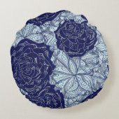 ブルーボタニックスラウンドピロー ラウンドクッション (裏面)