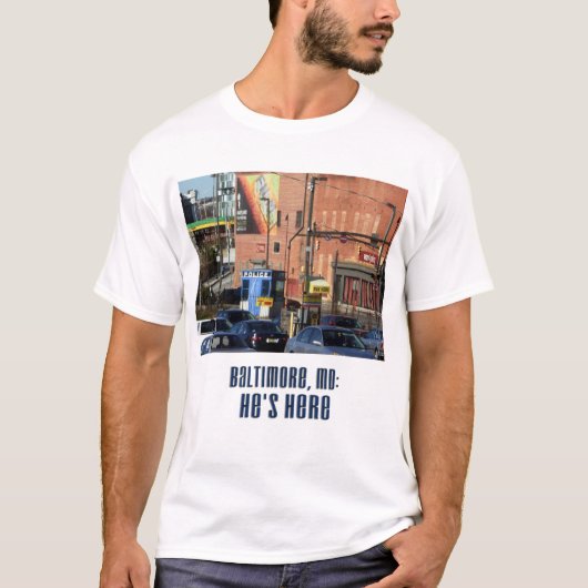 ブルーボックスは着きます Tシャツ (正面)