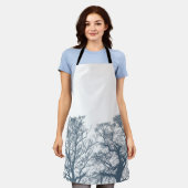 ブルーボトムツリーズトロピカルボホ エプロン (着用した状態)