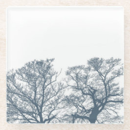 ブルーボトムツリーズトロピカルボホ ガラスコースター