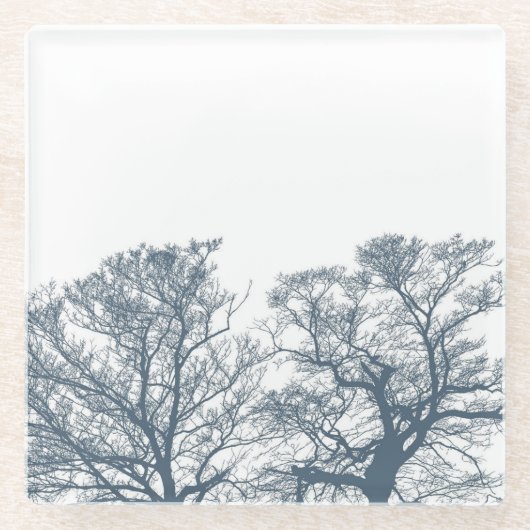 ブルーボトムツリーズトロピカルボホ ガラスコースター (正面)