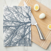 ブルーボトムツリーズトロピカルボホ キッチンタオル (四つ折り)